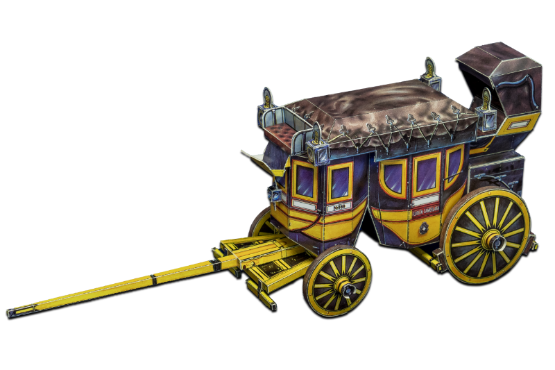 315 Gotthard Postkutsche transparent 1 cut small