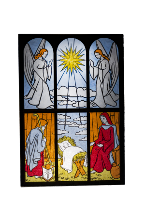 Weihnachtsfenster «Krippe»